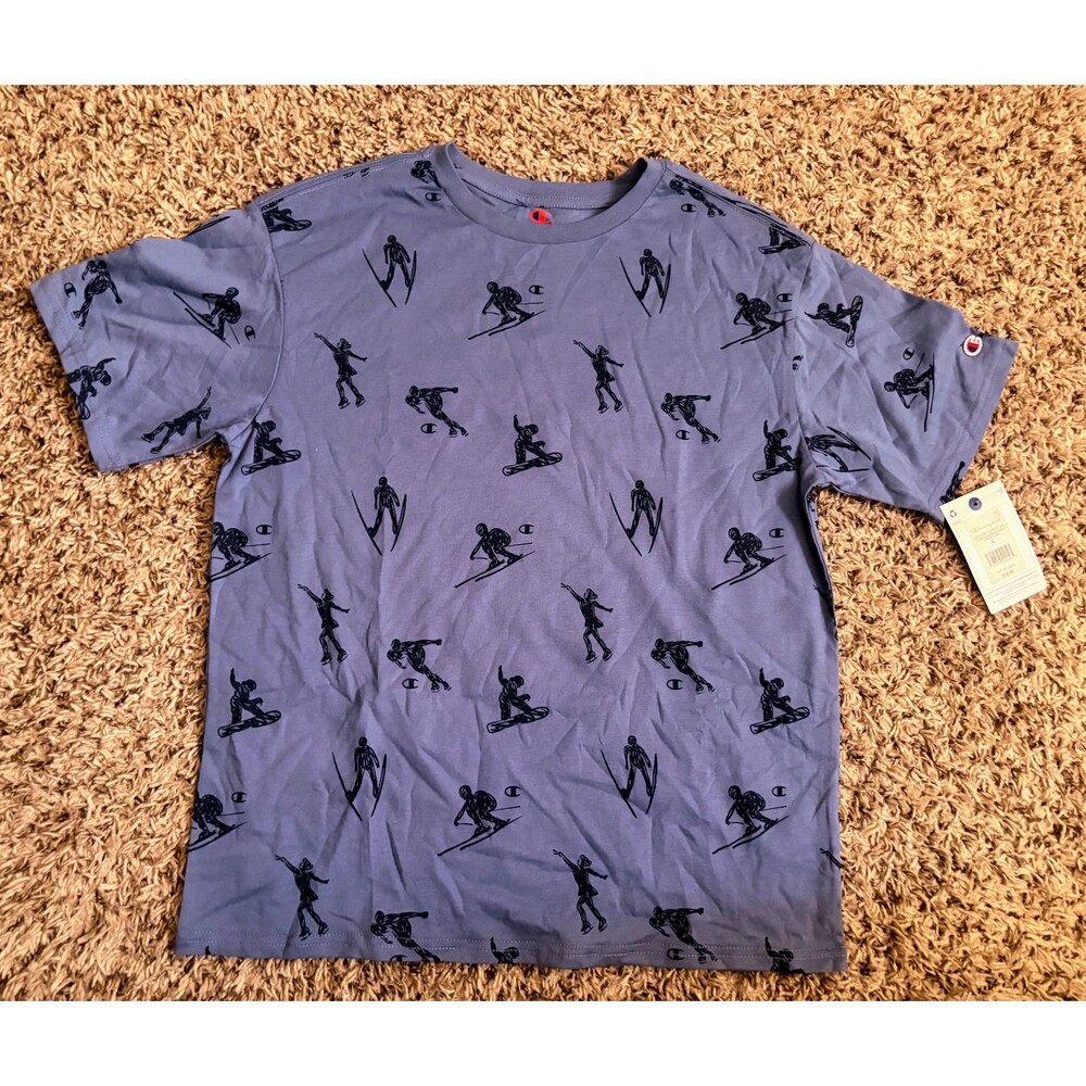Olympic Oversized Graphic T-shirt Champion L 14/16 NWT